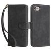 For iPhone 6/6s/7/8/SE (2020)/SE (2022) Case RFID Blocking Wallet Phone Cover with Strap