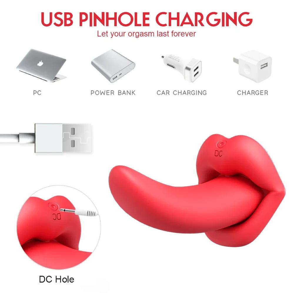 Tongue Licking Vibrator for Women Remote Control Panties Clitoris Stimulator G Spot Nipple Massager Adult Goods Female Sex Toys
