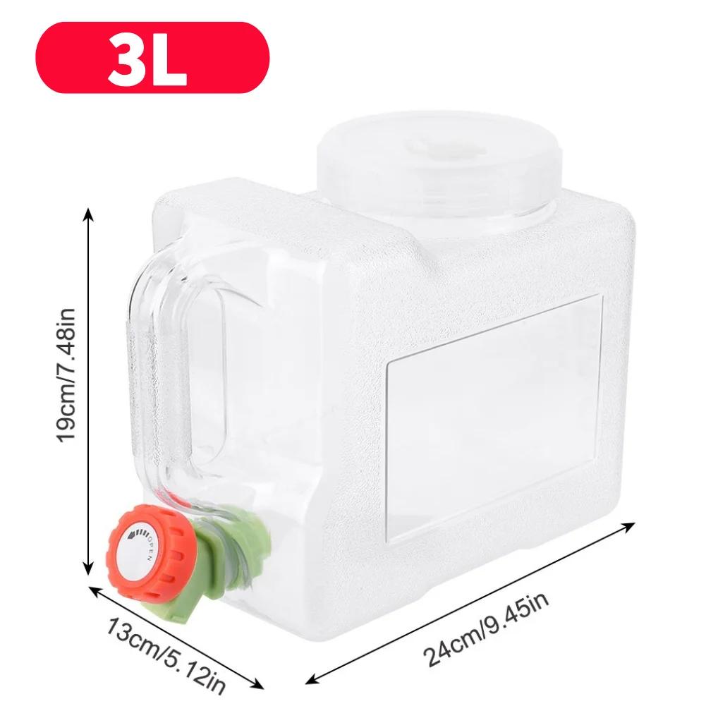 10L/15L Outdoor Water Bucket Food Grade with Faucet Driving Water Tank Container Water Storage Bucket for Picnic Travel Driving
