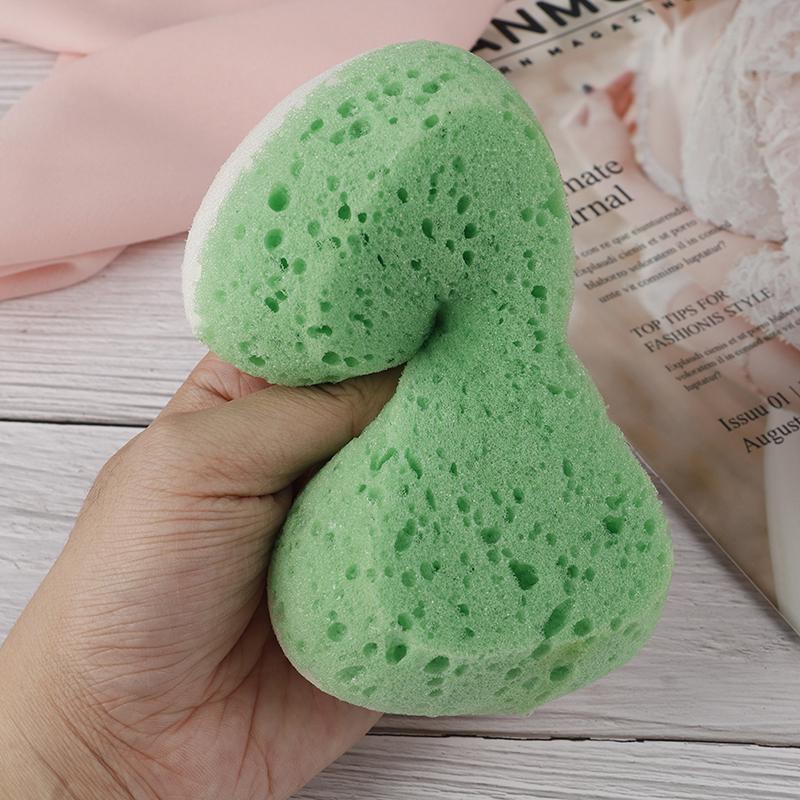 1 Pcs Soft Bathing Sponge Natural Baby Or Lady Body Cleaning Shower Bath Brush