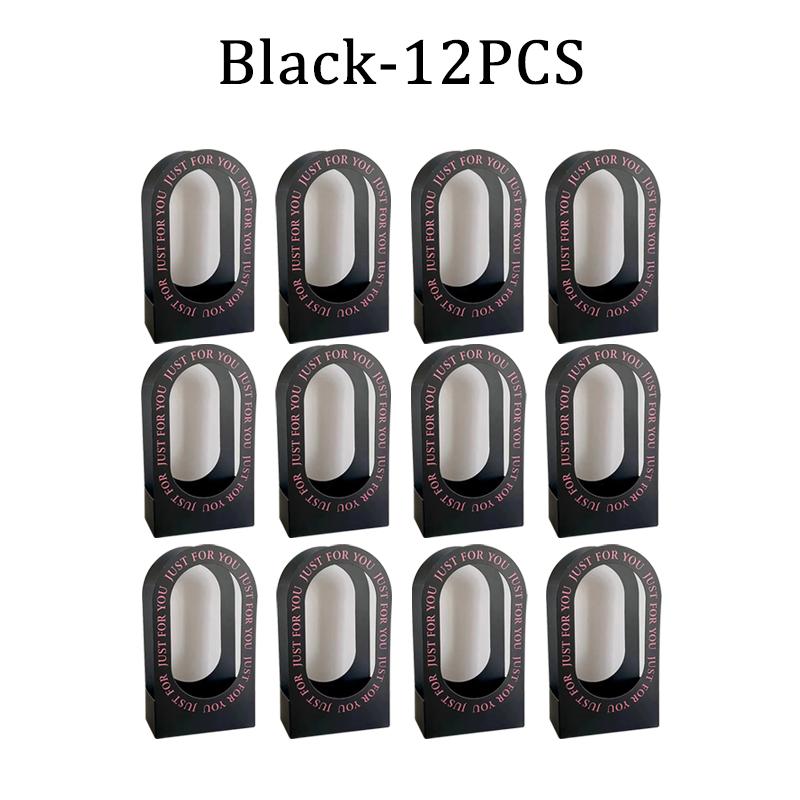 Simple Hollow Hand-Held Flower Basket Paper Flower Bouquet Floral Arrangement Carton Packaging Box Decoration Supplies