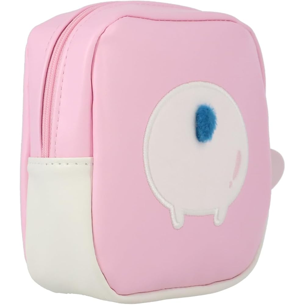 Shobido Chiikawa Square Pouch Original Design Peach Series 15cm x 15cm Cosmetic Bag