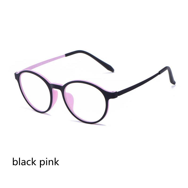 Ultralight Pure Titanium Men Comfortable Eyewear Women Vintage Round Big Frame Myopia Reading Optical Prescription Glasses