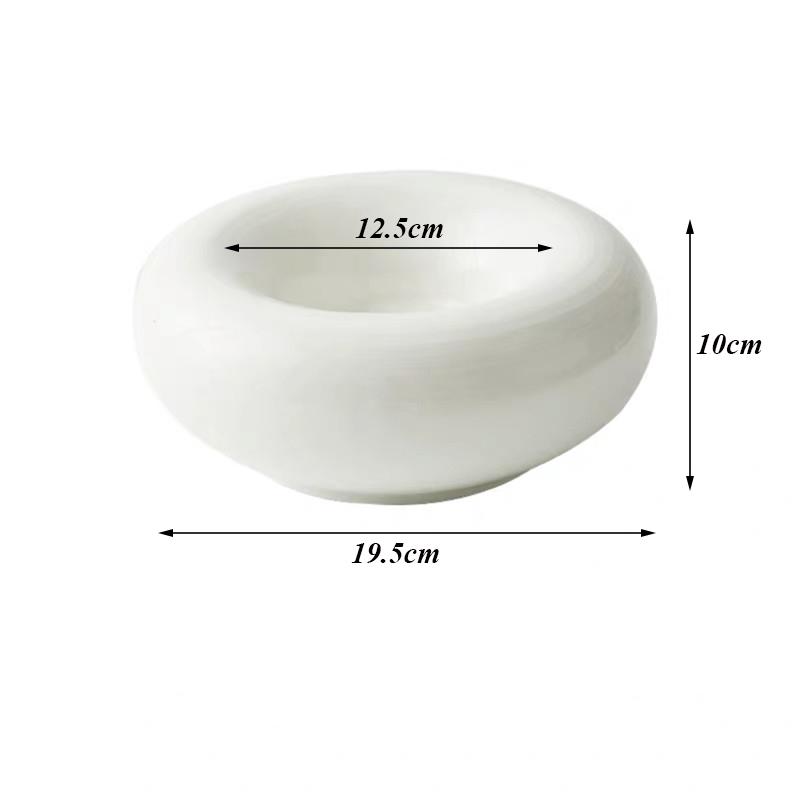 

Необычная круглая керамическая глубокая тарелка для пасты, соломенная шляпа, поднос для десерта, белая фарфоровая тарелка для супа, посуда D