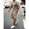 Men's Short-sleeved Shorts Casual Suit Fashionable Simple Sports Suit Comfortable Breathable Unisex Sports Clothing