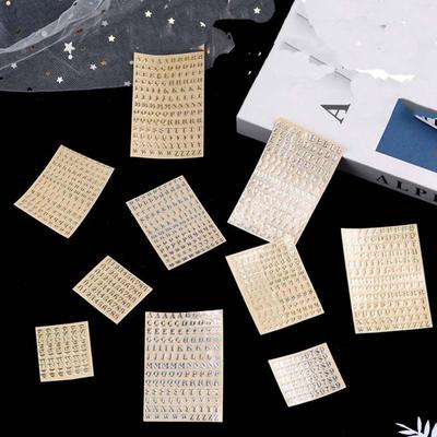 Decorare Album de Scrapbooking Umplutură Sticker Umplere Epoxy Sticker Alfabet Etichete Sticker Stickere Sticker Cifre