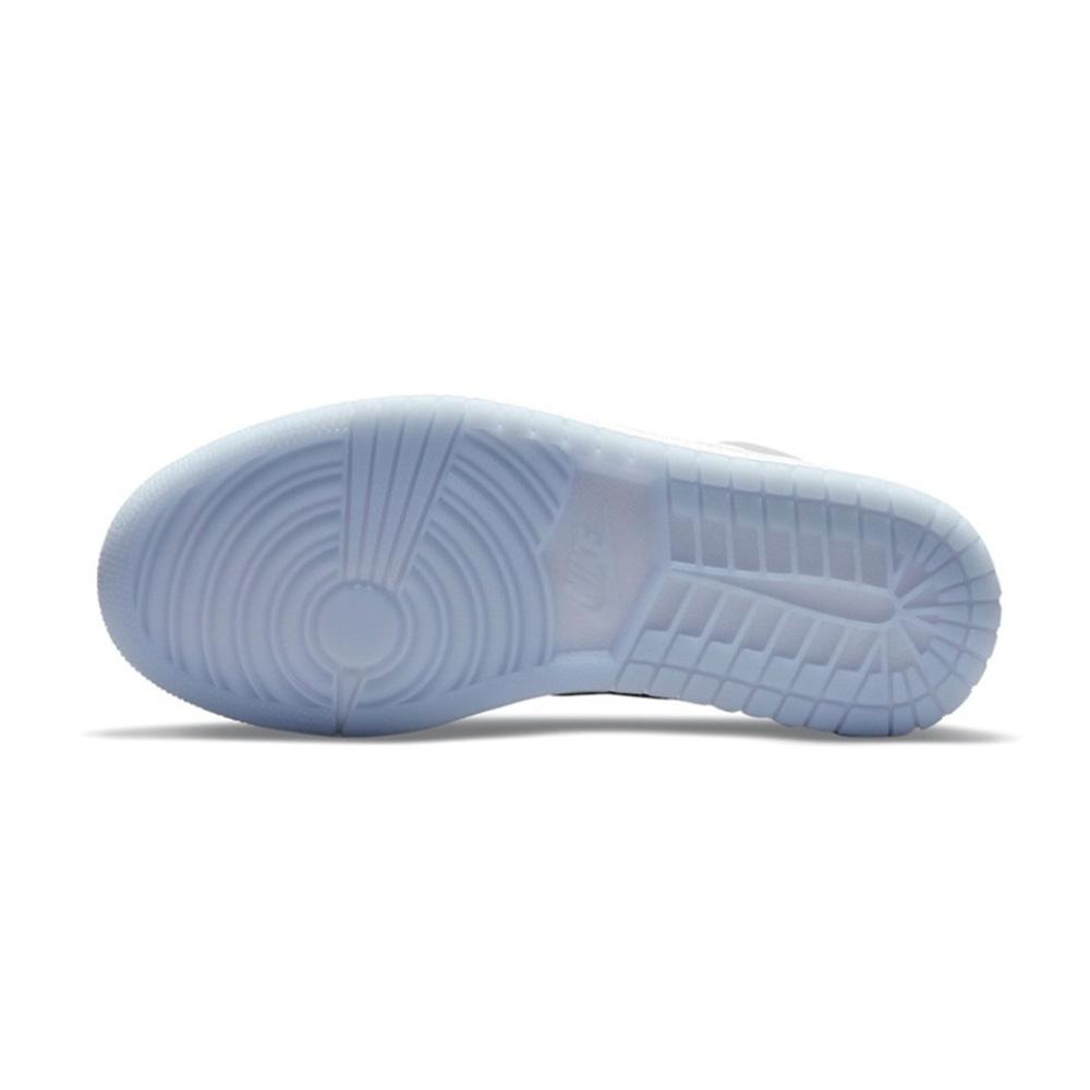 Jordan Air Jordan 1 Cushioning Slip Resistant Abrasion Resistant Low Top Vintage Basketball Shoes Women's Blue White DC0774-105(Team499-)