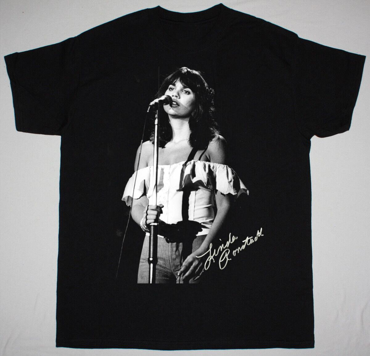 Classic Linda Ronstadt Signed Gift For Fan Black All Size Gift Shirt AG1110 L
