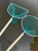 Wooden Handle Landing Net for Fish and Seafood - Aquaculture, Pond, and Supermarket Use
