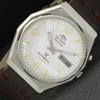 VINTAGE ORIENT AUTOMATIC 46941 JAPAN MENS WHITE COLOR DIAL WATCH A700649-5 R204-a700649