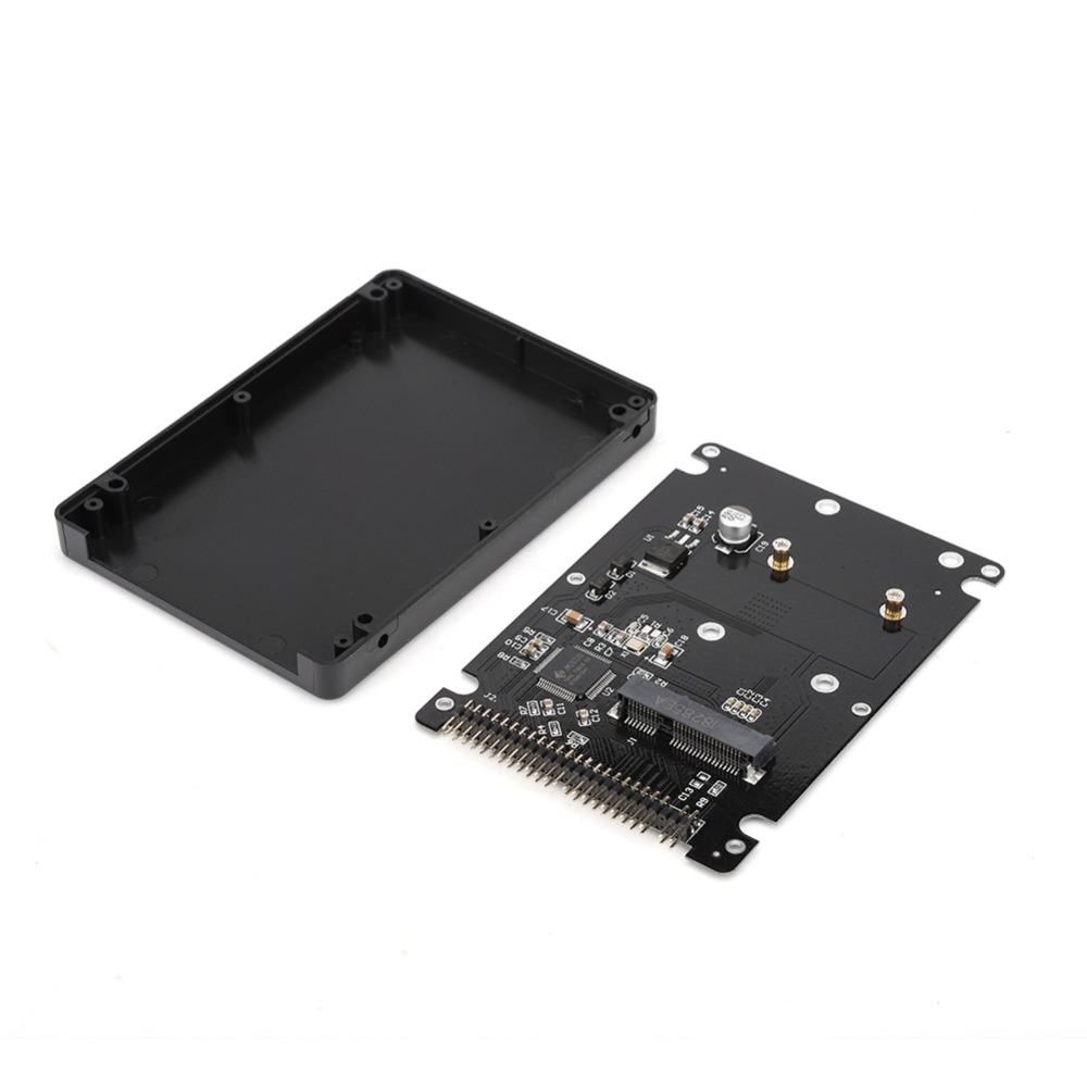 44 Pin mSATA SSD to IDE 2.5 inch Enclosure Parallel Port IDE Adapter Notebook Laptop