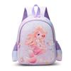 Dolphin Shell Mermaid Backpack Childrens Cartoon Bag Zipper Capacity Large