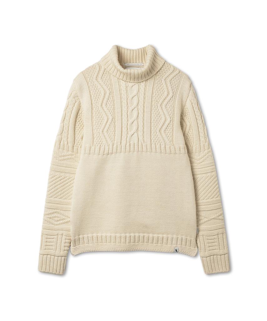 PEREGRINE Fisherman Roll Neck - Ecru
