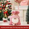 Christmas Gift Bags: Kids' Cartoon Candy & Apple Decor In Santa & Tree Shapes