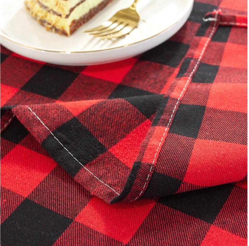 Christmas Decor Fat Fabric Bundles Buffalo Plaid Fat Quarters Square Charm Yarn-Dyed Checked Quilting for DIY Crafting Sewing