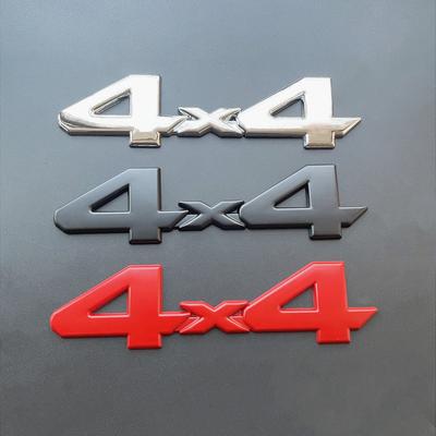 1Pc 3D Metal Letters For Car Trunk RC 4X4 Stickers CJ7 XJ Off Road Crawler Compas Grand Cherokee Wrangler 4X4 Accessories