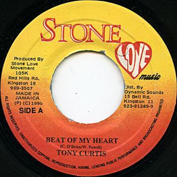 

7-дюймовая пластинка ТОНИ КЕРТИС - Beat Of My Heart НИКАКОЙ Stone Love Musi 1996 Ямайка Регги, Ска и Даб Б/У