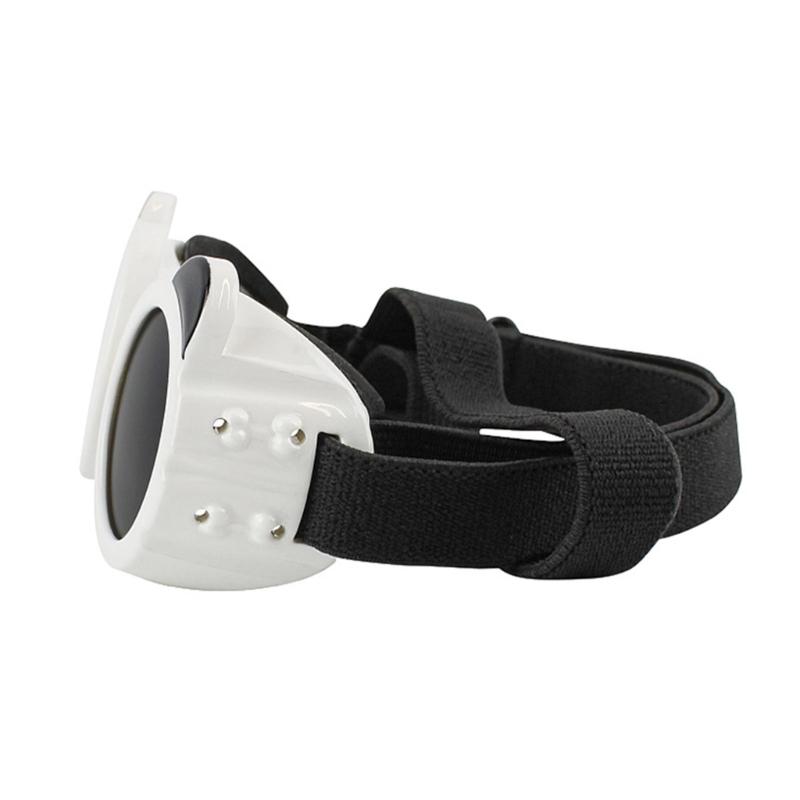 Dog Goggles for Medium Small Dog Waterproof Dog Sunglasses Windproof Goggles Adjust Pet Goggles