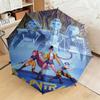 1pc K-Pop Devil Hunter Sweeps the Globe Umbrella Portable Folding Umbrella Iron Frame Hole Bone Structure Outdoor Home Umbrella