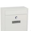 Large Wall Mount Mailbox, Lockable, Box, Capacity, Mail Box Letterbox Postbox for Door Home