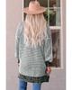 Azura Exchange Knitted Plaid Long Cardigan