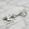 Fashion New Trend Whale Car Keychain Couple Bag Pendant Cute Small Gift Keychain