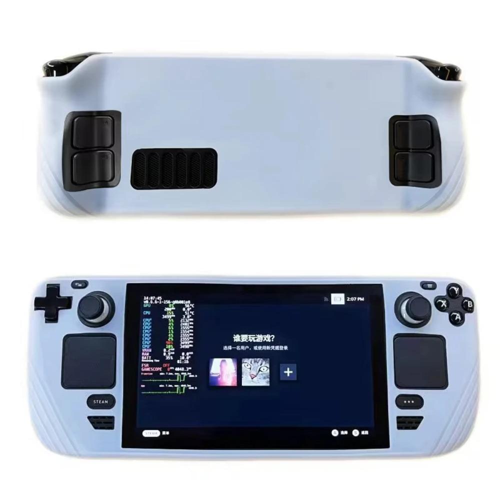 Silicone Protective Case for Steam Deck Game Console Full Package Anti-slip Protective Cover Accessories