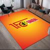 Union Berlin logo Flannel Printed Carpet, Home Sofa Decoration for Living Room & Bedroom, Non‑Slip Play Flannel Floor Mat for Game Room
