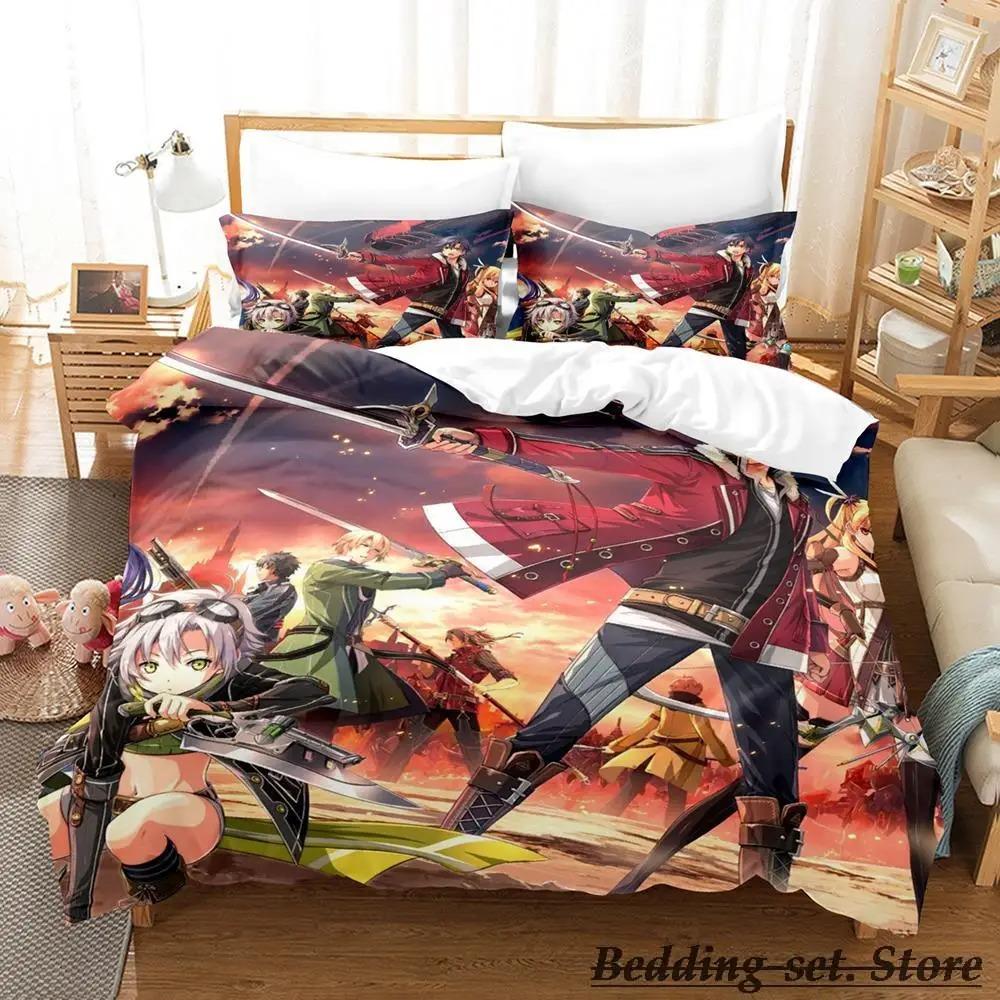 The Legend of Heroes Bedding Set Single Twin Full Queen King Size Bed Set Adult Kid Bedroom Duvetcover Sets Anime parure de lit