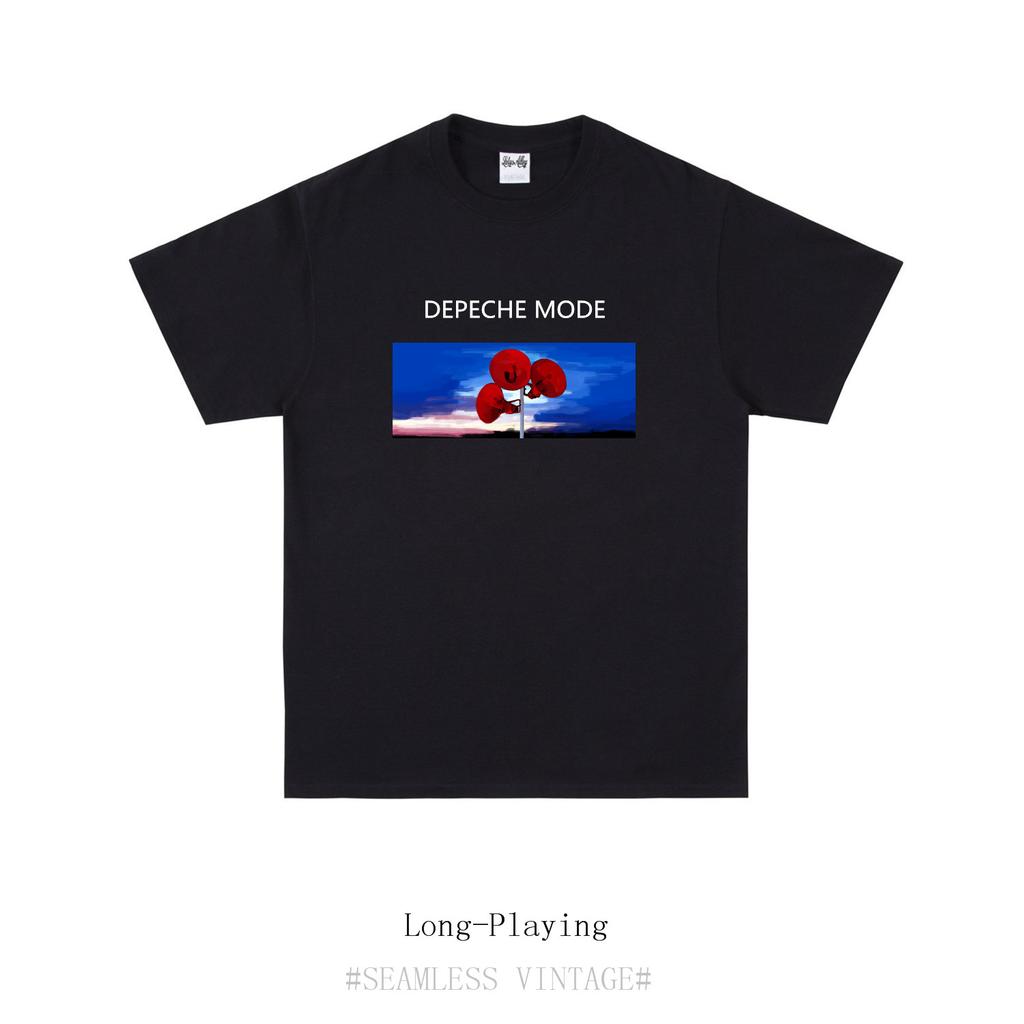 2025 Męska Damska Koszulka Casual Depeche Negative Czaszka Moda T-shirt Graficzny Oversize Sportowe Topy Odzież Streetwear Topy