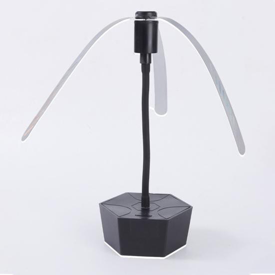 Fly Repellent Fan with Reflective Safe Blades Portable Soundless Widely Used Picnic BBQ Party Portable Table Fly Fan