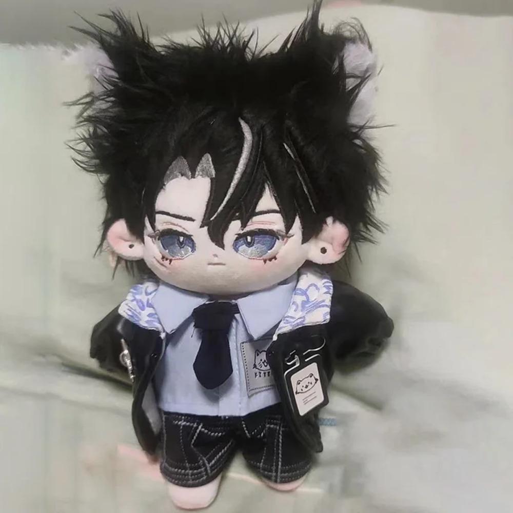 Stuffed Genshin Impact 20cm Wriothesley Cotton Doll Toys for Kids Adults Cute Dress-up Puppet Gift Colletibles for Fans