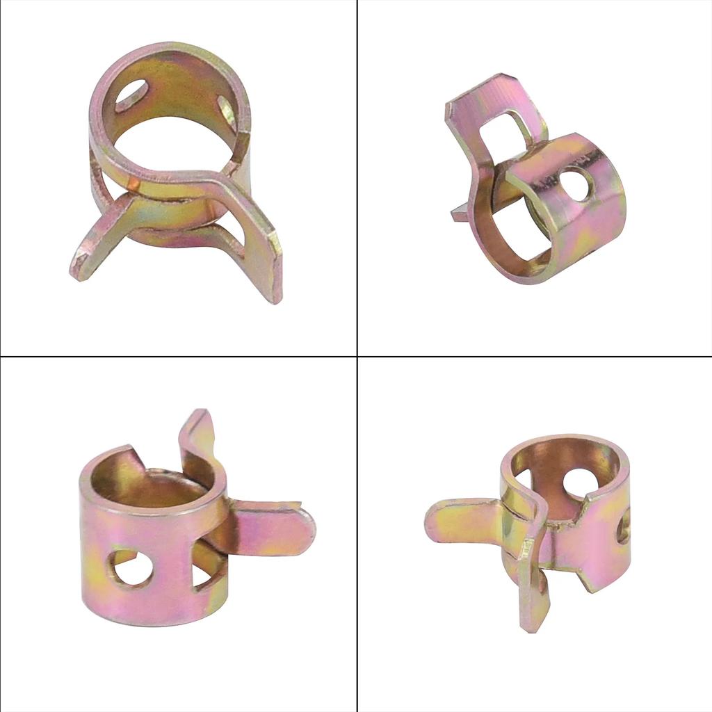 Fuel Spring Clip for Silicone Rubber Hose Clamp Reliable High Quality 6mm Silicone Vacuum Hose Hose Pipe Great