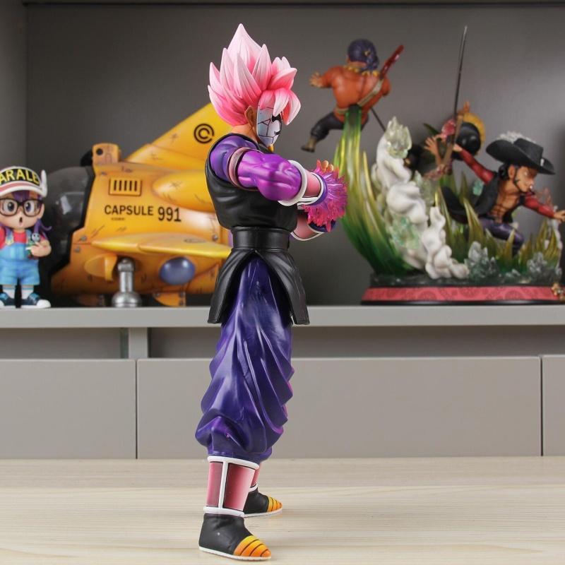 30Cm/11.81Inch Z Figure Zamasu Goku Super Saiyan Pink Anime Figure Pvc Statue Desktop Decoration  Collection Model Birthday Gift