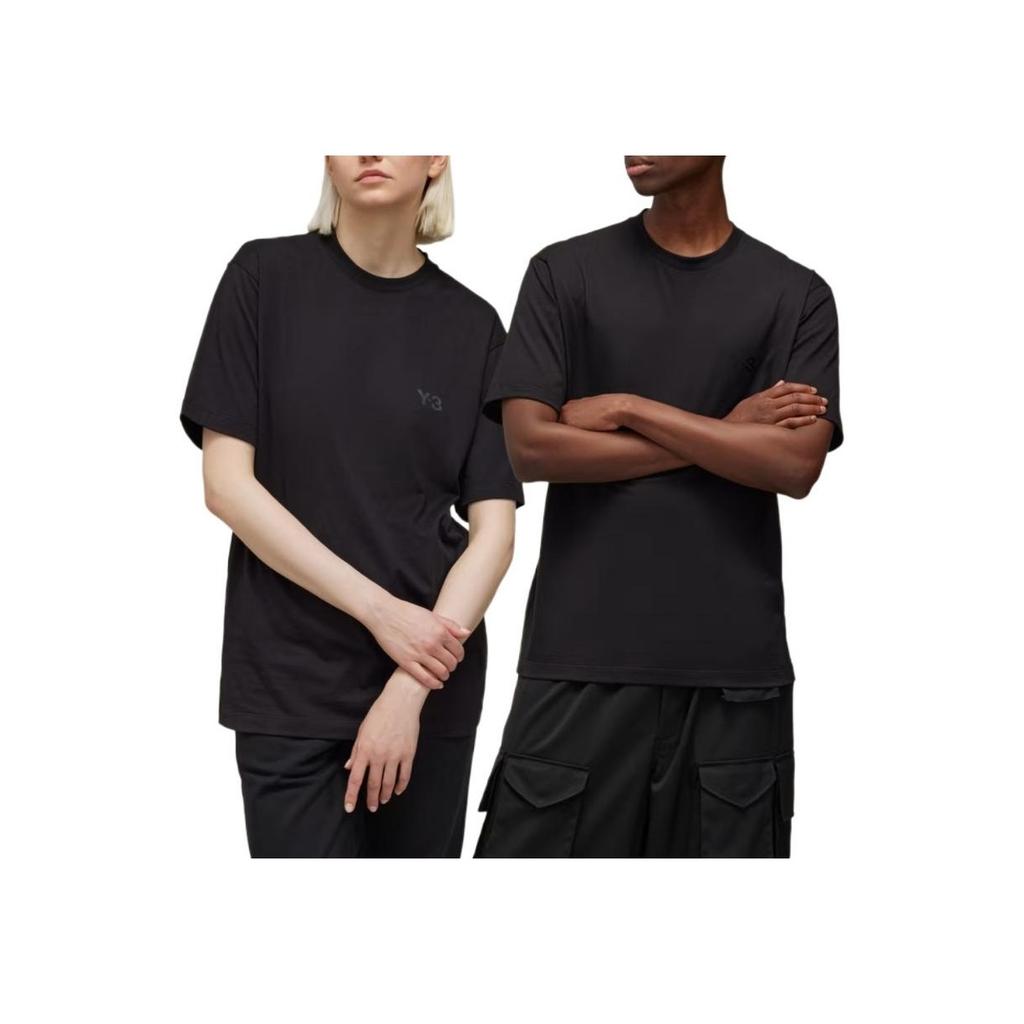 Y-3 Short-Sleeve Tee Black Unisex Tops IW0066