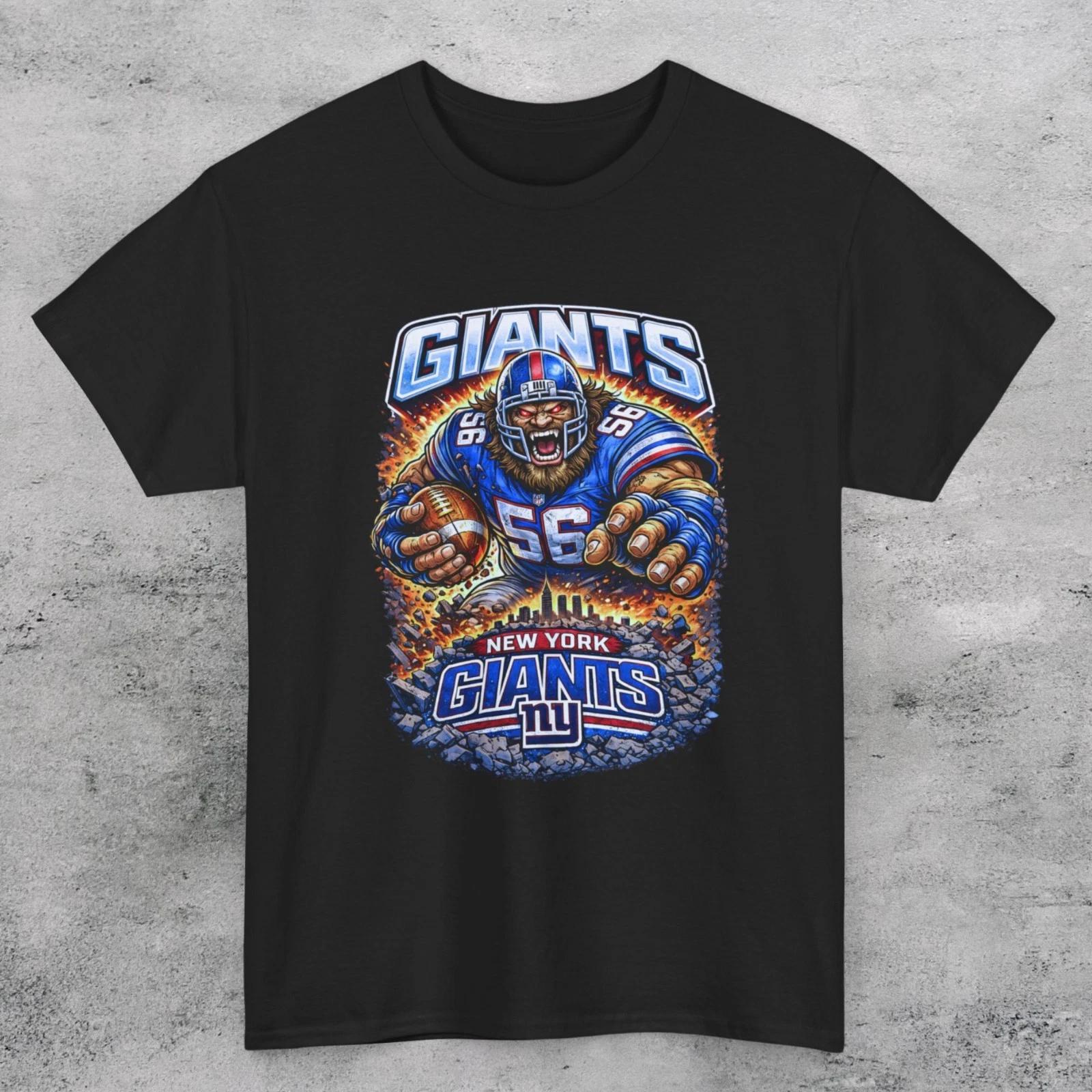 NEW YORK NY GIANTS Football Unisex T Shirt L