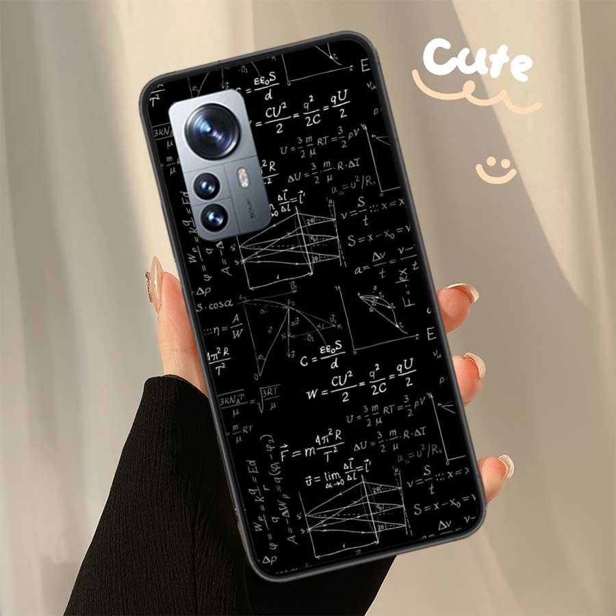 Physics Chemical Mathematics Phone Case For Xiaomi Poco X7 X6 X5 X4 X3 GT NFC M4 M5 Pro 5G M3 Mi F6 F5 F4 F3 F2 F1 Capa Coque TP
