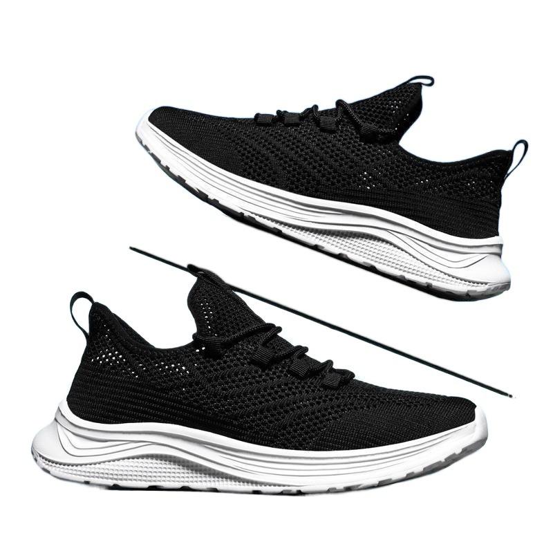 Men's shoes large size hollow breathable mesh shoes men's casual sports shoes lightweight soft-soled running shoes