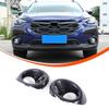 ABS Carbon Fiber Front Fog Light Lamp Trim Cover For Subaru Crosstrek -24