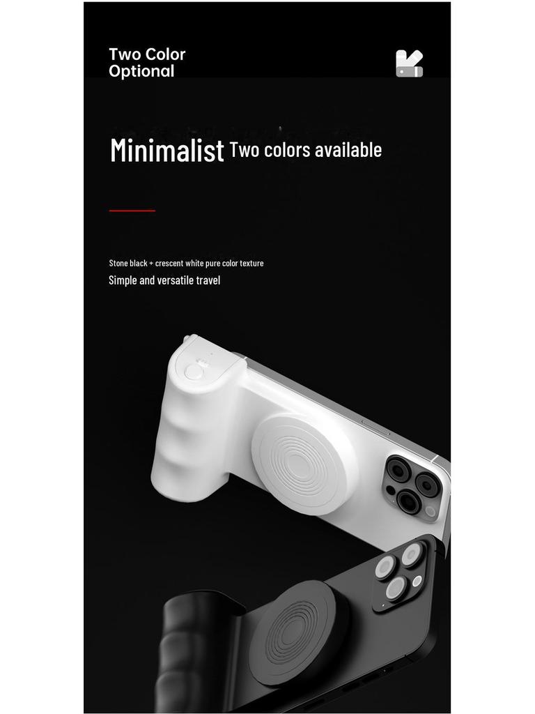 Magnetic 3-in-1 Bluetooth Phone Stabilizer with Wireless Charging