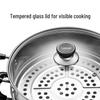 SUPOR 304 Stainless Steel Double-Layer 28cm Steamer Pot