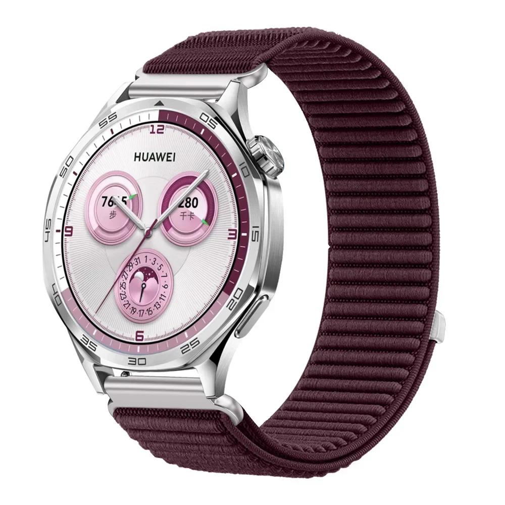 20 mm und 22 mm breites Uhrenarmband für Samsung Galaxy Watch 7/FE/5/Pro/6/4/Classic, sportliches Nylon-Schlaufenarmband, Huawei Watch GT/5/4/3 Pro 2