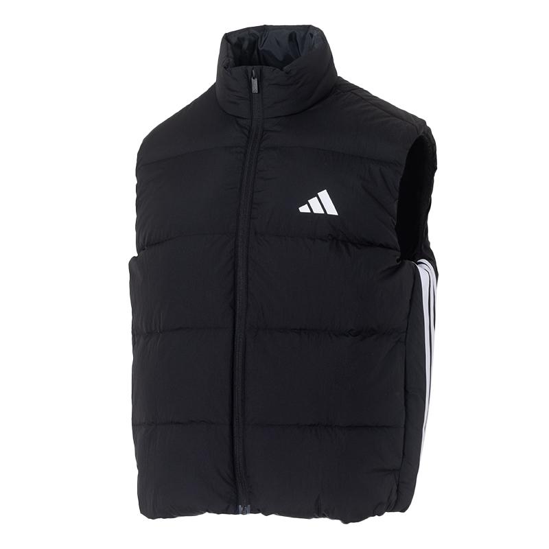 Adidas Essentials 3-Stripes Puf D V Brand Logo Sports Casual Duck Down Warm Sleeveless Vest Men Vest Black KH3991