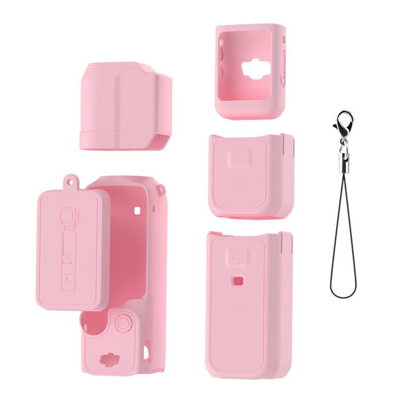 1 Set Anti-Scratch Handle Soft Sleeve Skin Lens Cap Silicone Cover For DJI Pocket 3 Protective Case DIY Accessories