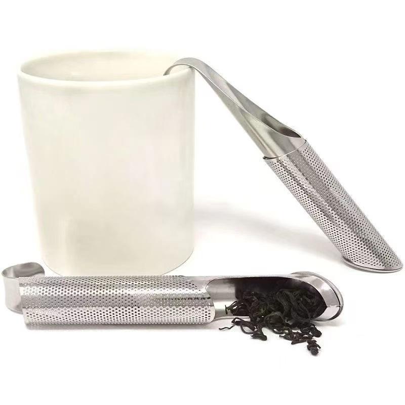 Food Grade Stainless Steel Hook Tea Infuser Rust Resistant Tea Strainer Sieve for Teapot Cup Travel Camping Tea Making
