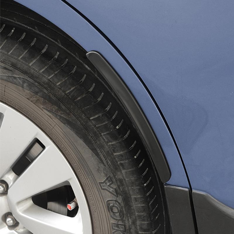 No-drill Adhesive Wheel Arch Bumper Strip Car Rubber Bumper Strip PVC Anti-scratch Automotive Exterior Trim Strip 2Pcs Universal