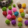 5cm White Rattan Wicker Ball for Decorative Ikebana, Aromatherapy, and Home String Curtains