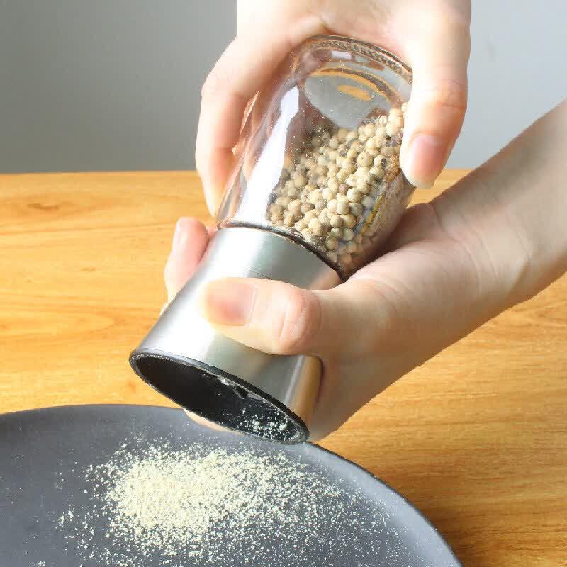 Japanese Style Stainless Steel Manual Spice Grinder