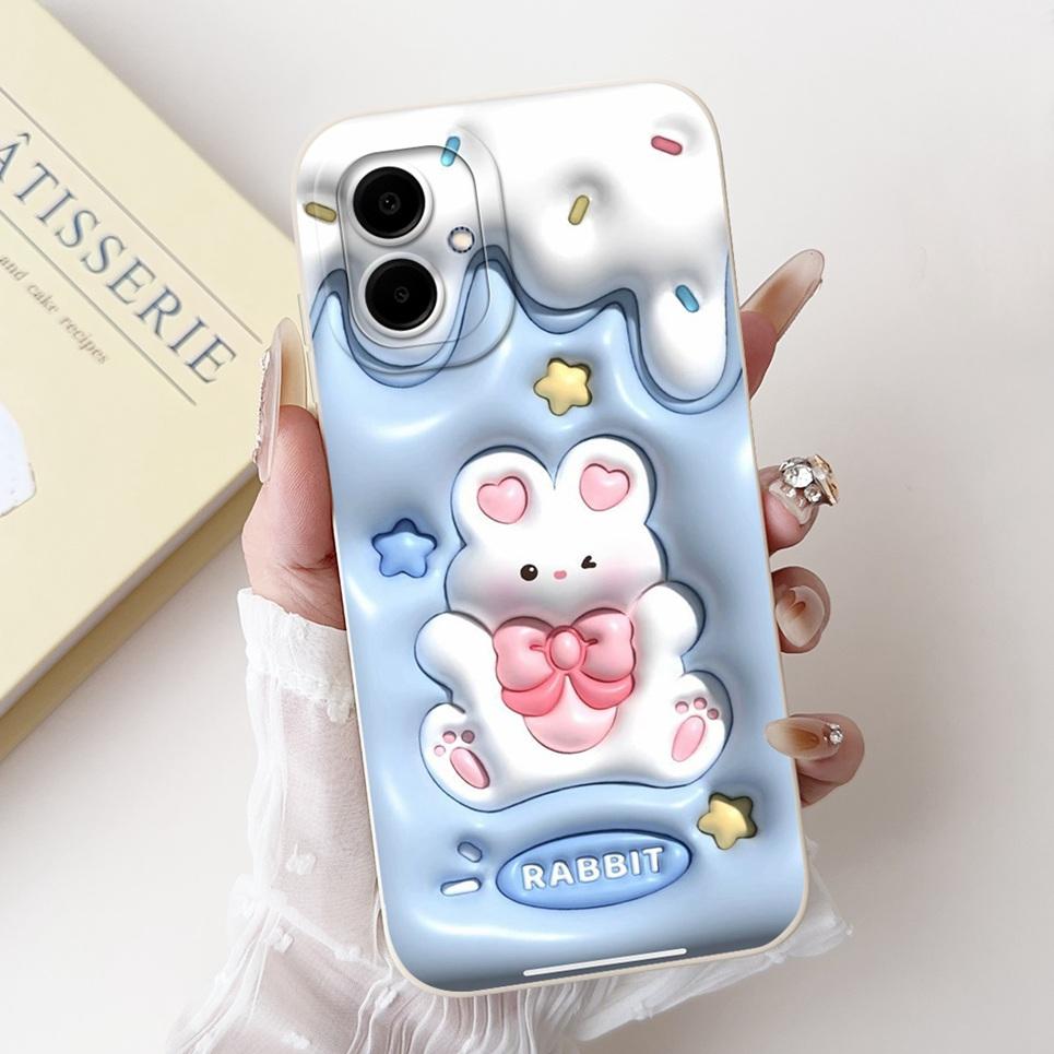 

For Samsung Galaxy A06 A05 A05s Case Samsung A03 A03s A03 Core Cases Lovely Cartoon Luxury Flower Painting Cover Soft Silicone Samsung A06