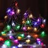 LED Snowflake String Lights for Wedding, Holiday, and Christmas Tree Ornaments